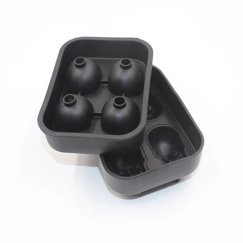 Forma do lodowej kuli z czaszką 3D
